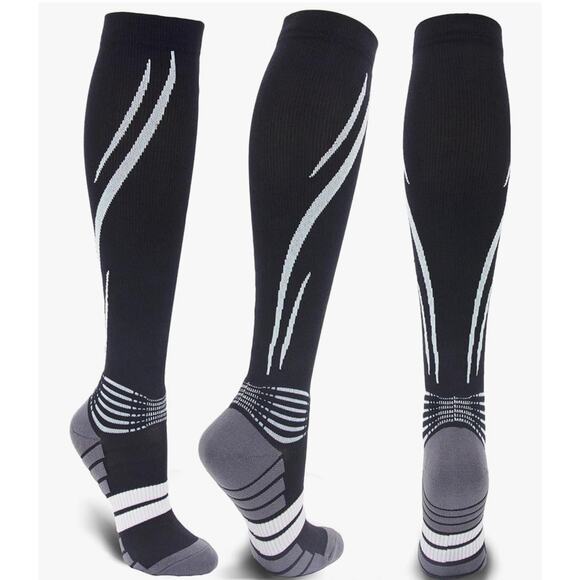 Keskale Compression Socks for Men & Women 20-30 mmHg Knee High Size L/XL - Picture 1 of 5